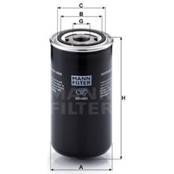 alyvos filtras
                                MANN-FILTER                                                WD950/3, MANN-FILTE