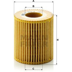 alyvos filtras
                                MANN-FILTER                                                HU815/2X, MANN-FILT