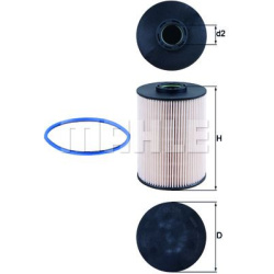 Filtras kuro diesel
                                MAHLE                                                KX211D, MAHLE, KX211