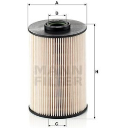 kuro filtras
                                MANN-FILTER                                                PU937X, MANN-FILTER, 