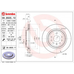 stabdžių diskas (1vnt) PRIME LINE - UV Coated
                                BREMBO                                       