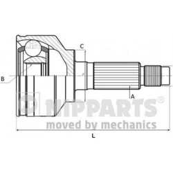 pusašio šarnyras
                                NIPPARTS                                                J2826005, Nenurody