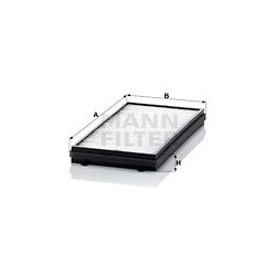filtras, salono oras
                                MANN-FILTER                                CU3124-2, MANN-FILTER, CU3124