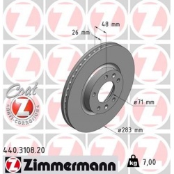 stabdžių diskas (1vnt) COAT Z
ZIMMERMANN 440