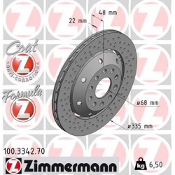 stabdžių diskas (1vnt) FORMULA Z
                                ZIMMERMANN                                100.3342.70, Nen