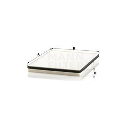 filtras, salono oras
                                MANN-FILTER                                                CU3132, MANN-