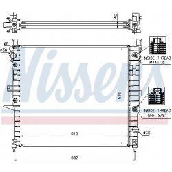 Aušinimo radiatorius
                                NISSENS                                                62788A, NISSENS,