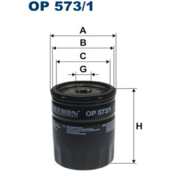 alyvos filtras
                                FILTRON                                                OP573/1, Nenurodytas ga