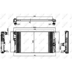 Aušinimo radiatorius
                                NRF                                                58413, NRF, 58413, a