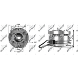 sankaba, radiatoriaus ventiliatorius
                                NRF                                                49700