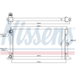 Aušinimo radiatorius
NISSENS 67304, NISSENS, 67304, auto deta