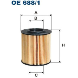 alyvos filtras
                                FILTRON                                                OE688/1, Nenurodytas ga