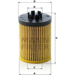 alyvos filtras
                                MANN-FILTER                                                HU712/8X, MANN-FILT