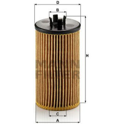 alyvos filtras
                                MANN-FILTER                                                HU612/2X, MANN-FILT