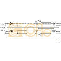 trosas, stovėjimo stabdys
                                COFLE                                                10.8227, Nenu