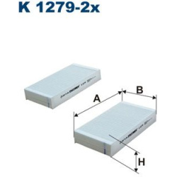 filtras, salono oras
                                FILTRON                                                K1279-2X, Nenurod