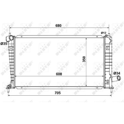 Aušinimo radiatorius
                                NRF                                                53189, NRF, 53189, a