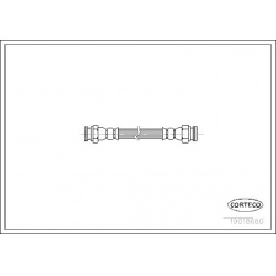 stabdžių žarnelė
                                CORTECO                                                19018680, CORTECO