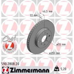 stabdžių diskas (1vnt) COAT Z
                                ZIMMERMANN                                                590
