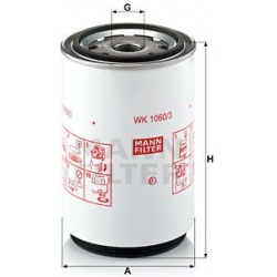 kuro filtras
                                MANN-FILTER                                                WK1060/3X, MANN-FILTE