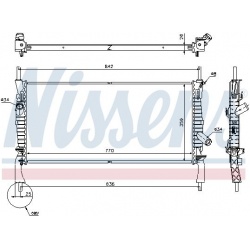 Aušinimo radiatorius
                                NISSENS                                                69226, NISSENS, 