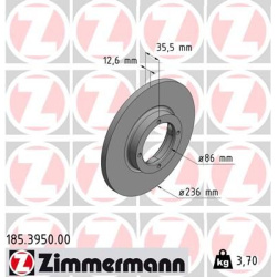 stabdžių diskas (1vnt)
                                ZIMMERMANN                                                185.3950.0