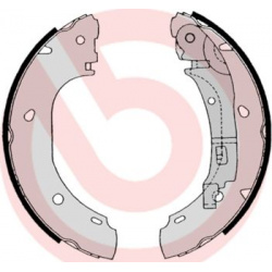 stabdžių trinkelių komplektas ESSENTIAL LINE
                                BREMBO                                       