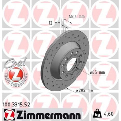 stabdžių diskas (1vnt) SPORT Z
                                ZIMMERMANN                                100.3315.52, Nenur