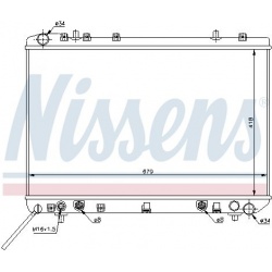 Aušinimo radiatorius
                                NISSENS                                                61669, NISSENS, 