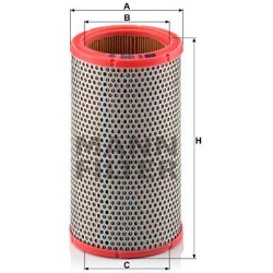 oro filtras
                                MANN-FILTER                                C1245, MANN-FILTER, C1245, auto detal�