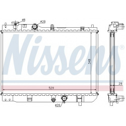 Aušinimo radiatorius
                                NISSENS                                                62431A, NISSENS,