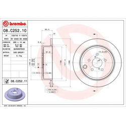 stabdžių diskas (1vnt) PRIME LINE - UV Coated
                                BREMBO                                       