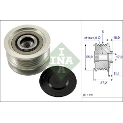 laisvos eigos sankaba, kint. sr. generatorius
                                INA                                            