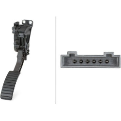 jutiklis, akceleratoriaus pedalo padėtis
                                HELLA                                              