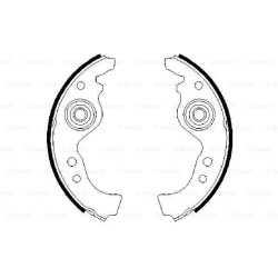 stabdžių trinkelių komplektas
                                BOSCH                                                0986487