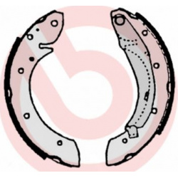 stabdžių trinkelių komplektas ESSENTIAL LINE
                                BREMBO                                       