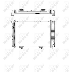 Aušinimo radiatorius
NRF 58719, NRF, 58719, a