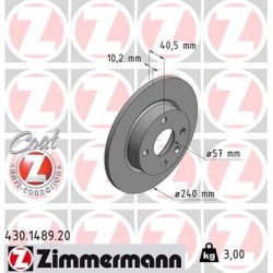 stabdžių diskas (1vnt) COAT Z
                                ZIMMERMANN                                430.1489.20, Nenuro