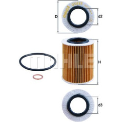 Filtras tepalo
                                MAHLE                                                OX825D, MAHLE, OX825D, au