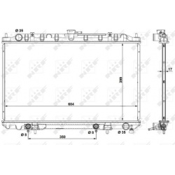 Aušinimo radiatorius
                                NRF                                                53693, NRF, 53693, a