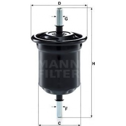 kuro filtras
                                MANN-FILTER                                                WK6013, MANN-FILTER, 