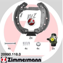 stabdžių trinkelių komplektas KIT Z
                                ZIMMERMANN                                20990.118.0,