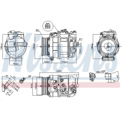 kompresorius, oro kondicionierius ** FIRST FIT **
NISSENS