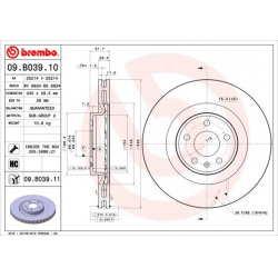 stabdžių diskas (1vnt) PRIME LINE
                                BREMBO                                                09.