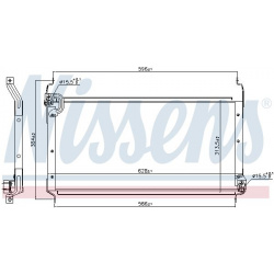 kondensatorius, oro kondicionierius ** FIRST FIT **
                                NISSENS                                  