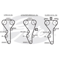 paskirstymo diržas PowerGrip™
                                GATES                                                5468XS,