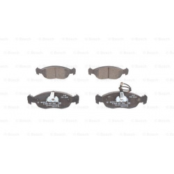 stabdžių trinkelių rinkinys, diskinis stabdys
                                BOSCH                                       