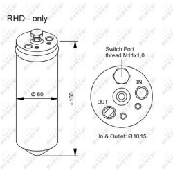džiovintuvas, oro kondicionierius EASY FIT
                                NRF                                33320, NRF, 33