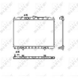 Aušinimo radiatorius
                                NRF                                                53452, NRF, 53452, a
