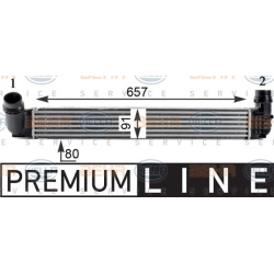 tarpinis suslėgto oro aušintuvas, kompresorius
                                HELLA                                       